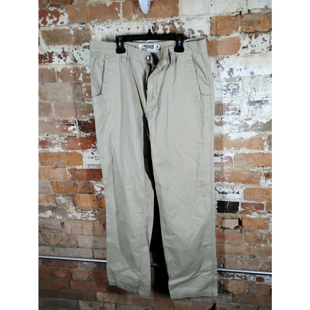 Mountain Khakis Men's Twill Pants Relaxed Fit Hiking Size 34x34 Beige